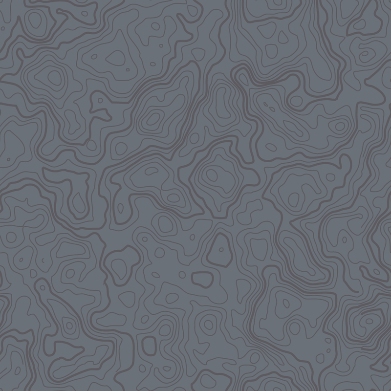 Gray topographic map with dark gray topo lines. Links to Design System page (password protected).